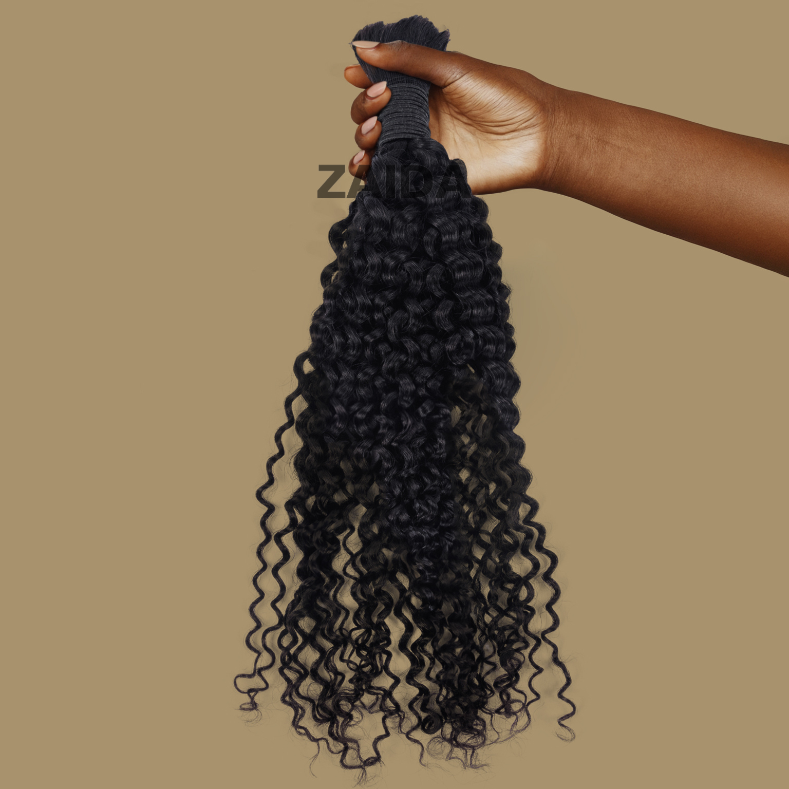 Deep Curl Human Hair Extensions 