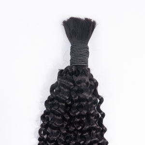 Deep Curl Human Hair bundle with tightly woven curls