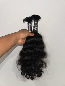 Raw Indian Bulk Hair - Curly